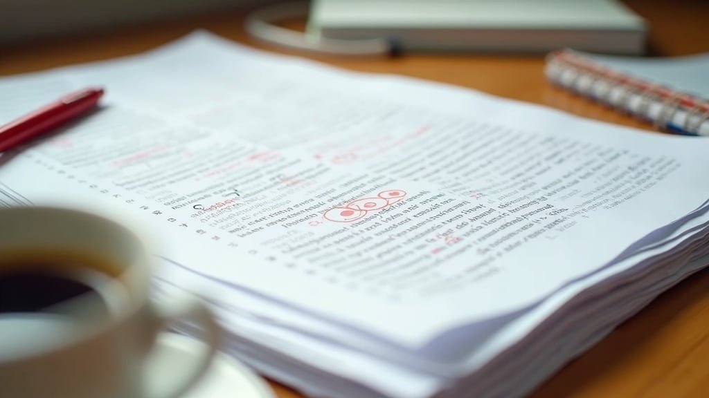 Graded DELF exam papers marked section by section in red pen, showing separate scores for listening, reading, writing, and speaking